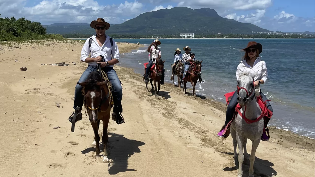 Beach horseback ride in Puerto Plata